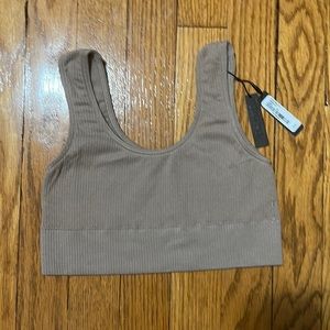 SKIMS STRETCH RIB SCOOP BRALETTE